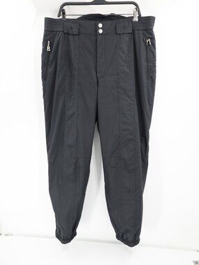 Bogner ski Pants Mens 40 Snowboard Black Insulated Zip Pockets Elastic Waist
